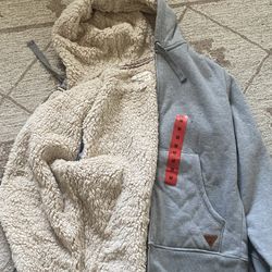 Men’s Fur Lined Zipper hoodie