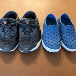 Toddler Puma Sneakers And Old Navy Shoes - Size 6