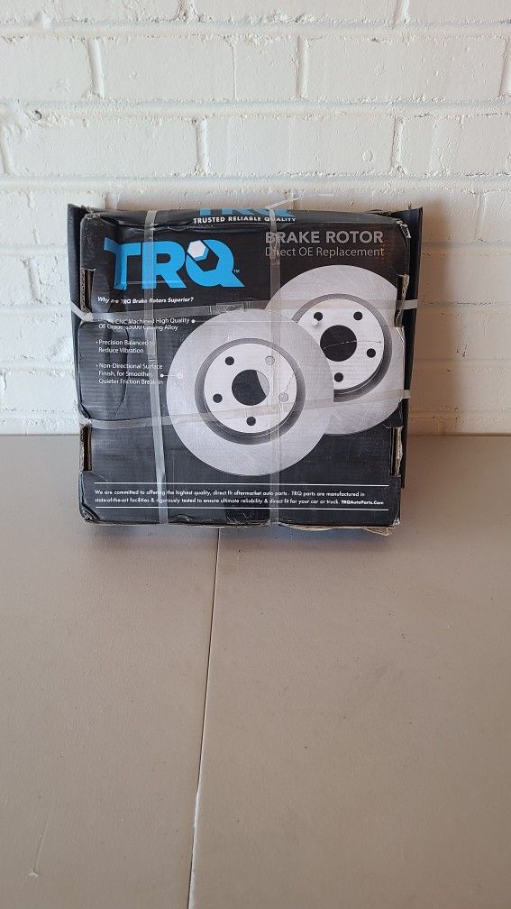 TRQ Front and Rear Brake Rotors Set For 2003 Subaru Outback