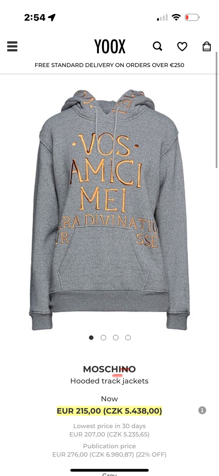 Moschino Couture Milano Hoodie Romans