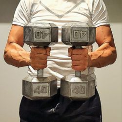 Kettlebells, dumbbells