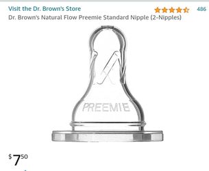 Preemie nipples Dr. Brown's