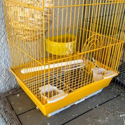Bird Gate With small finch
