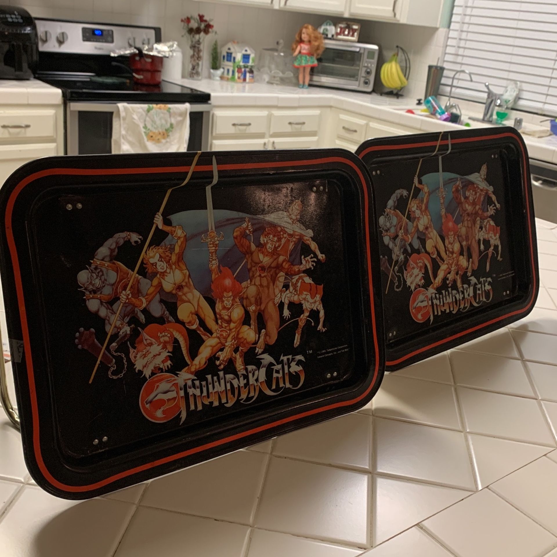 Vintage Thundercats Metal Lunch Tray Rare!