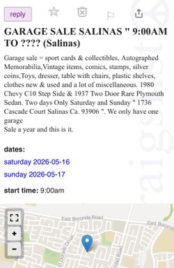 Garage sale 5-16 & 5-17