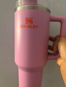 Stanley Quencher Tumbler Pink with Handle