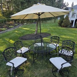 Outdoor Patio Dining Table Set 