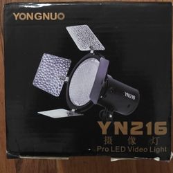 Yongnuo YN216 Pro LED Studio Video Light for Camera Camcorder 