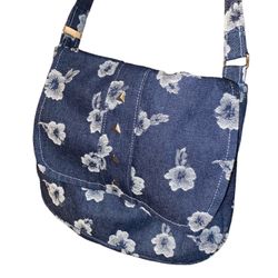 New Purse- Cute Jean And Floral Design 