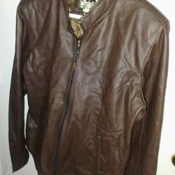 Men's XXL Leather Jacket Pickup Only Cash 