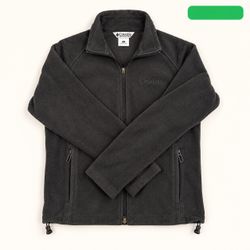 Columbia Black Full Zip Fleece Jacket Womenβs L