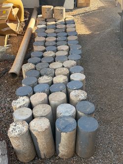 70 or so concrete cores