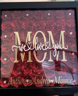 Mothers Day :  Paper Flower Shadow Boxes For Birthdays Etc 