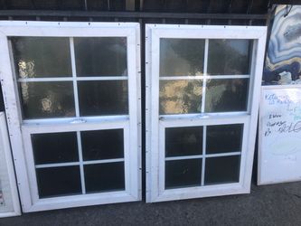 2 35 5/8” x23” windows
