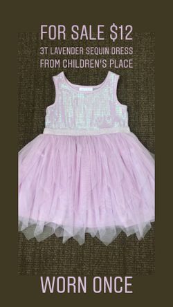 3t lavender sequin dress