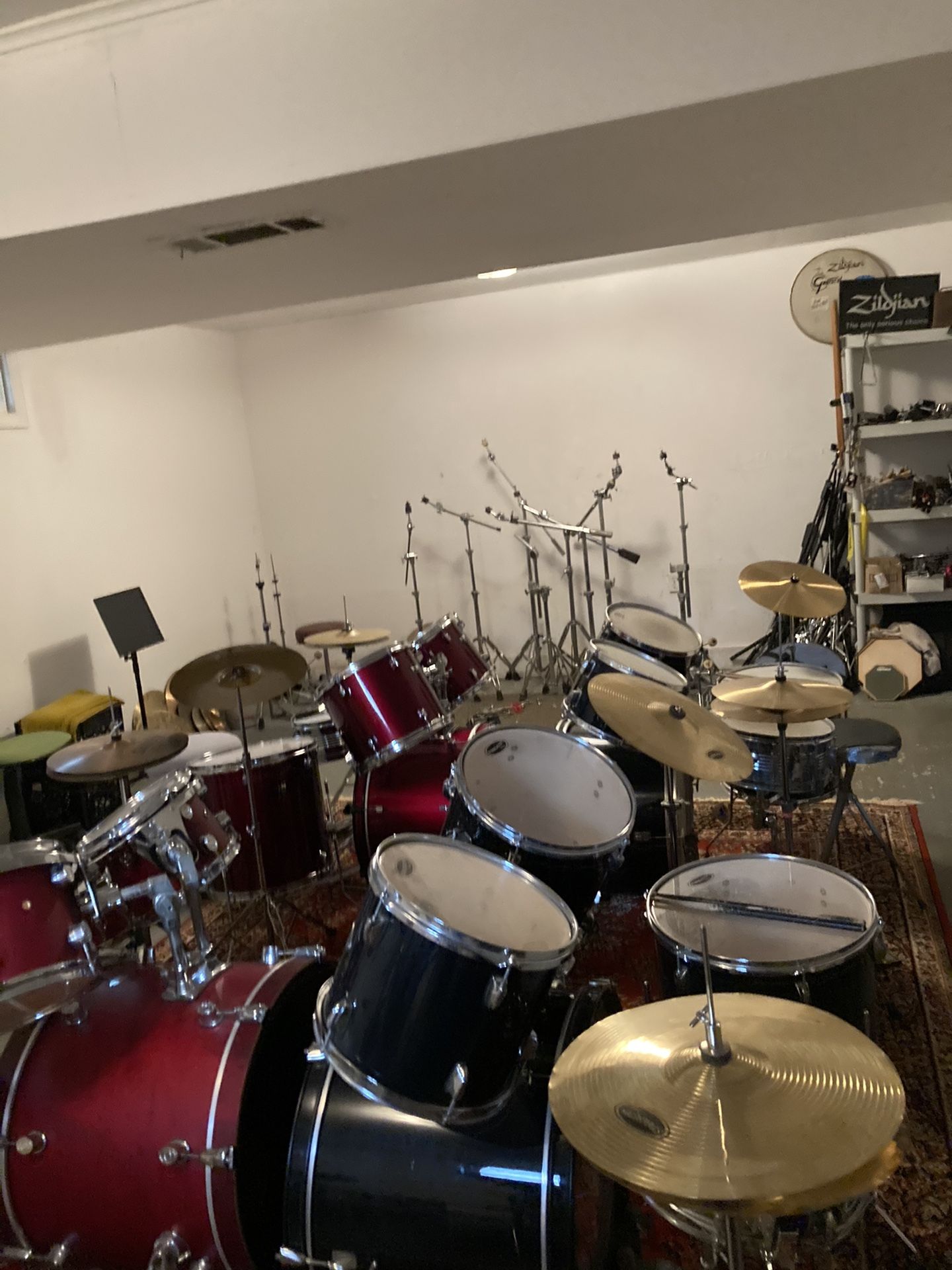 DRUM SETS, HARDWARE AND CYMBALS FOR SALE