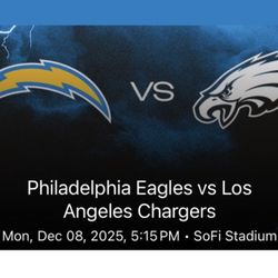 Chargers Vs Eagles Tickets 