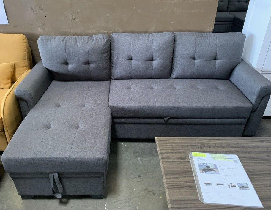 Slate Reversible Sleeper Sofa