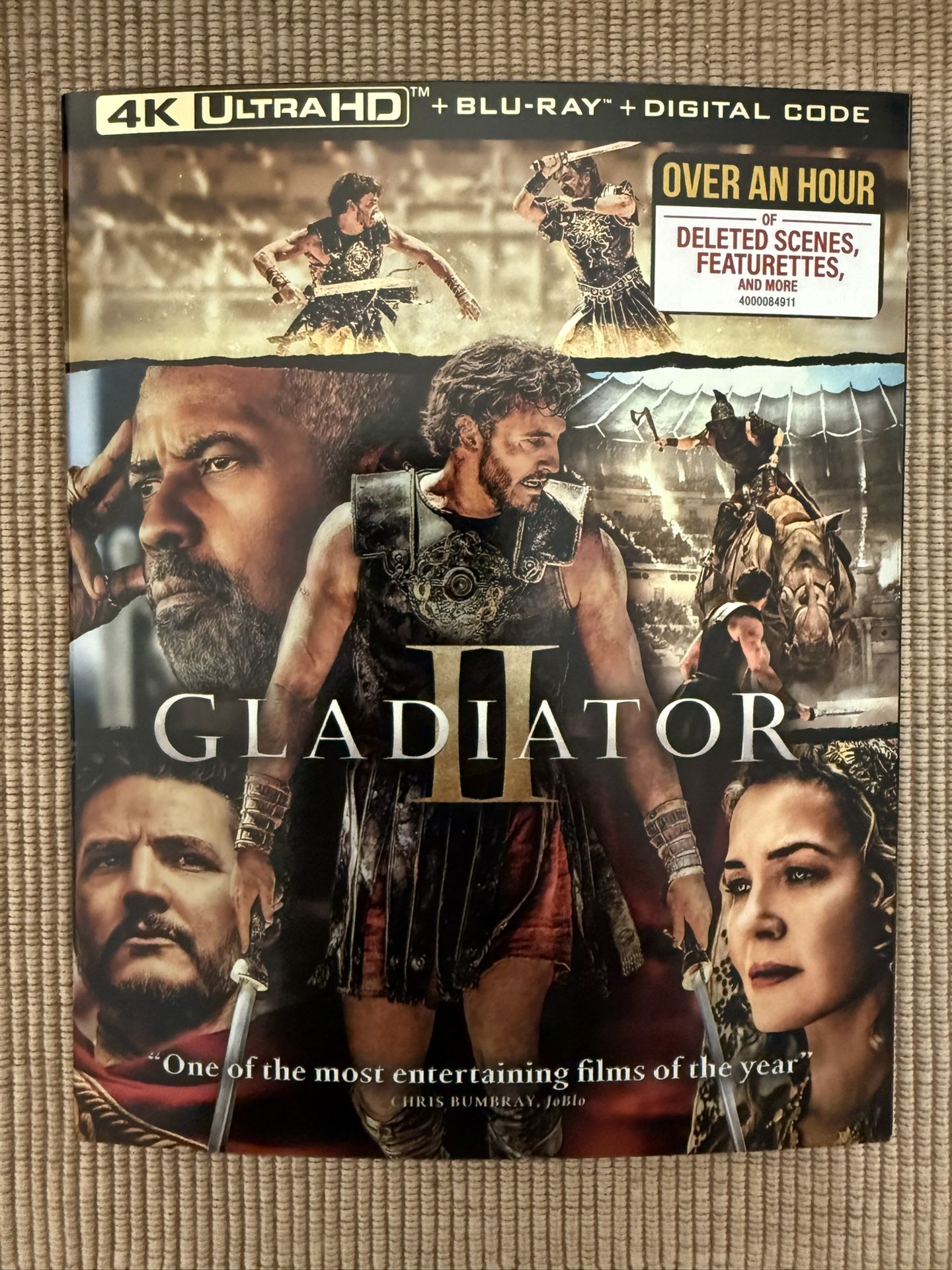 Gladiator II 4K Ultra HD + Blu-Ray + Digital code