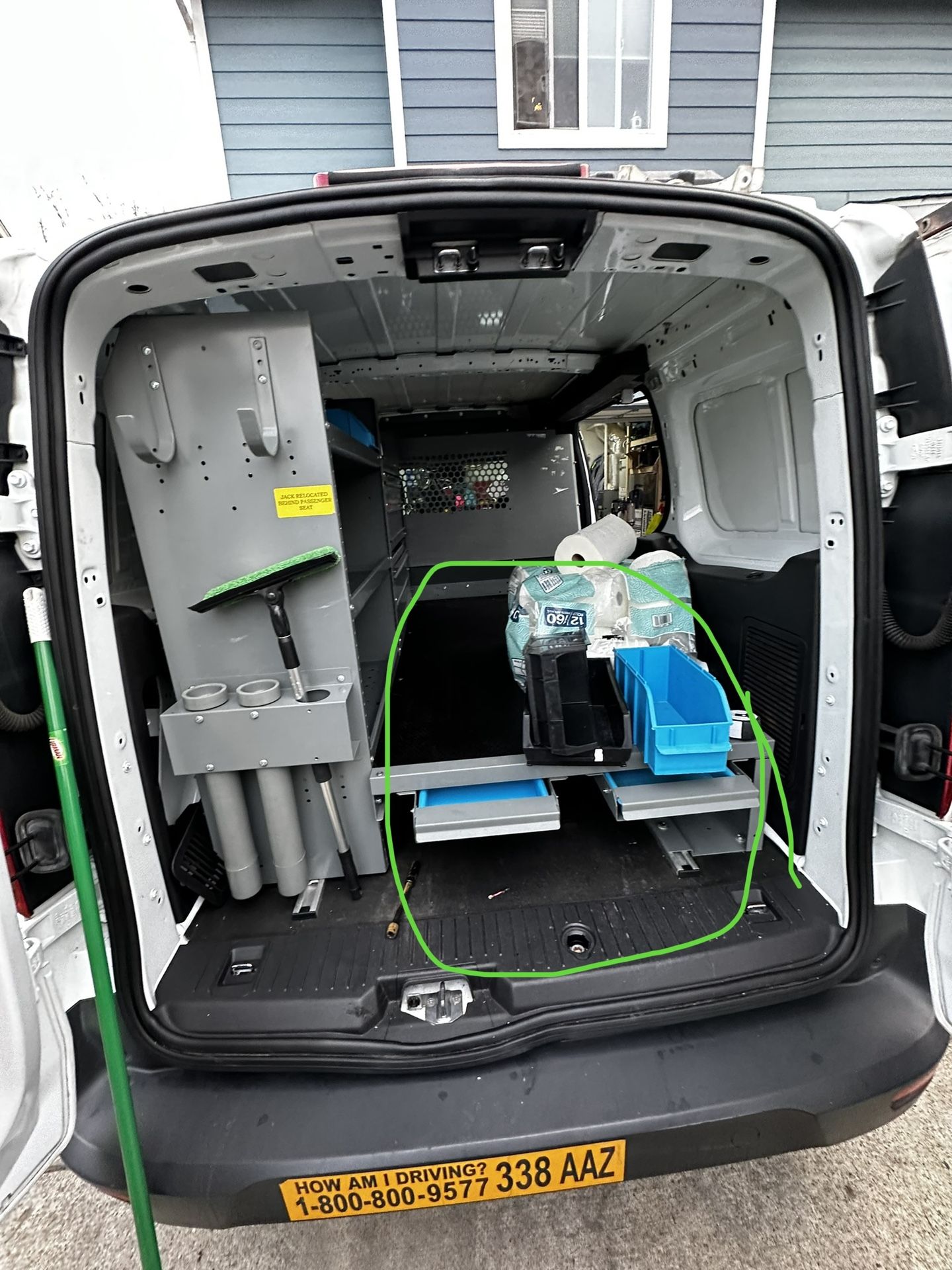 Transit Connect Shelves/storage solution