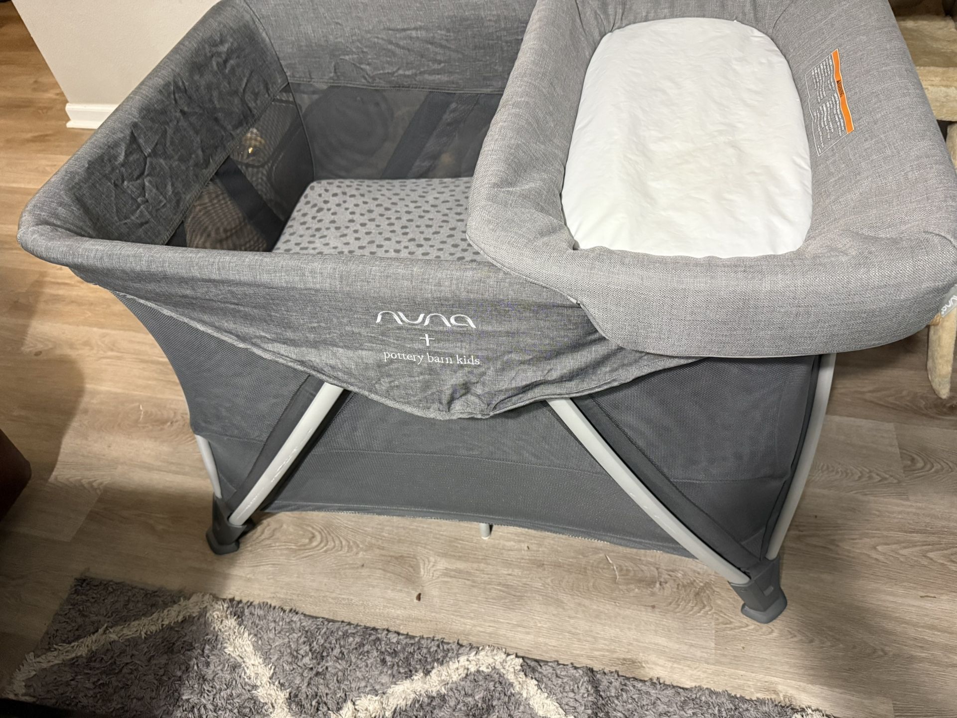 Pottery Barn Kids Nuna SENA aire Travel Crib changer