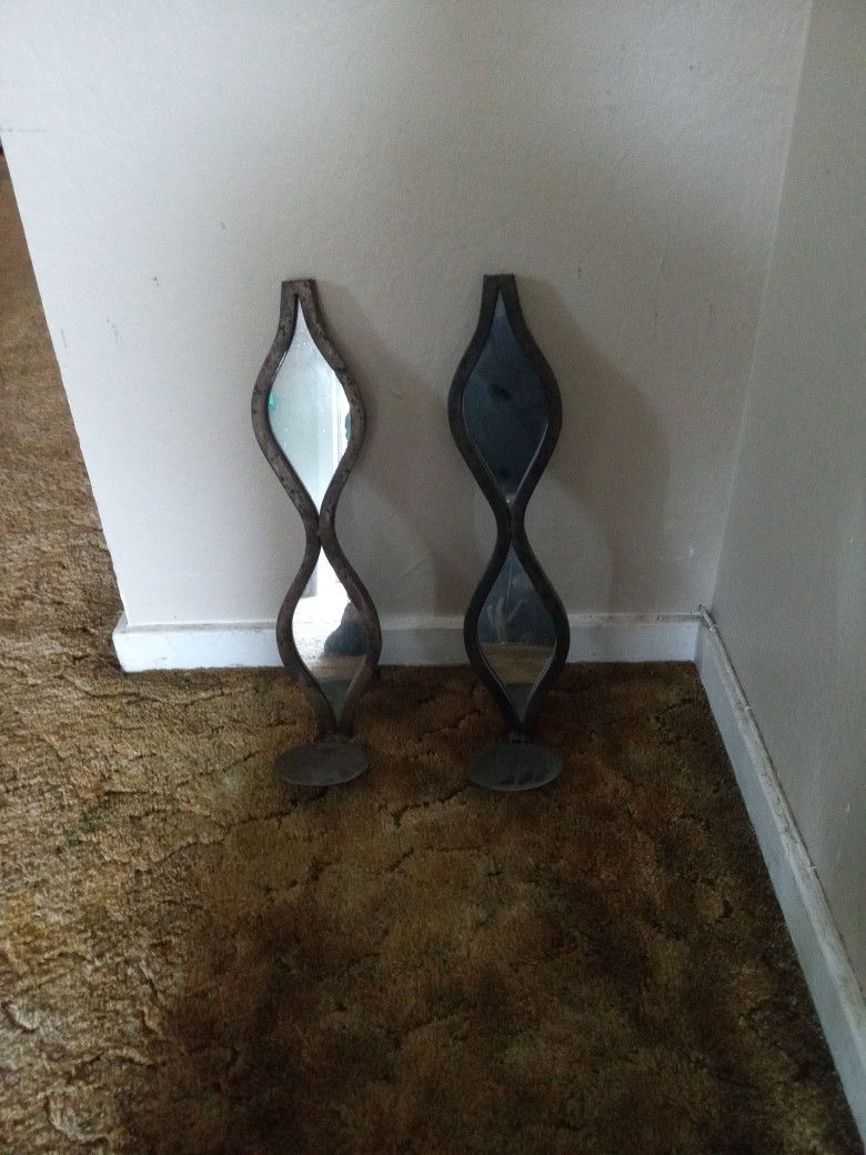 Mirror Candle Holders 