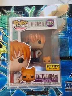 Kyo with cat funko pop