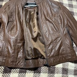 Brown Leather Jacket 