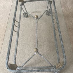 Glass Topped Coffee Table