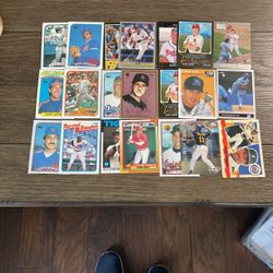Lot Of Twenty 1980s And 90s Baseball Cards