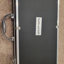 Netflix And Grill Stainless Steel Barbeque BBQ Grill Tool Set New