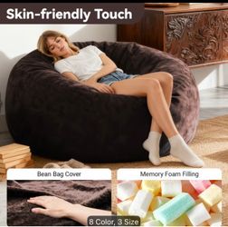 6ft heavy bean bag chair