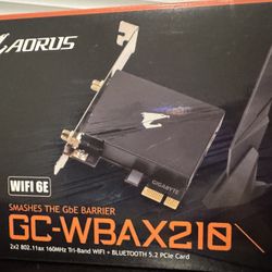 AORUS GC-WBAX210 WiFi 6E PCIe Card – Desktop