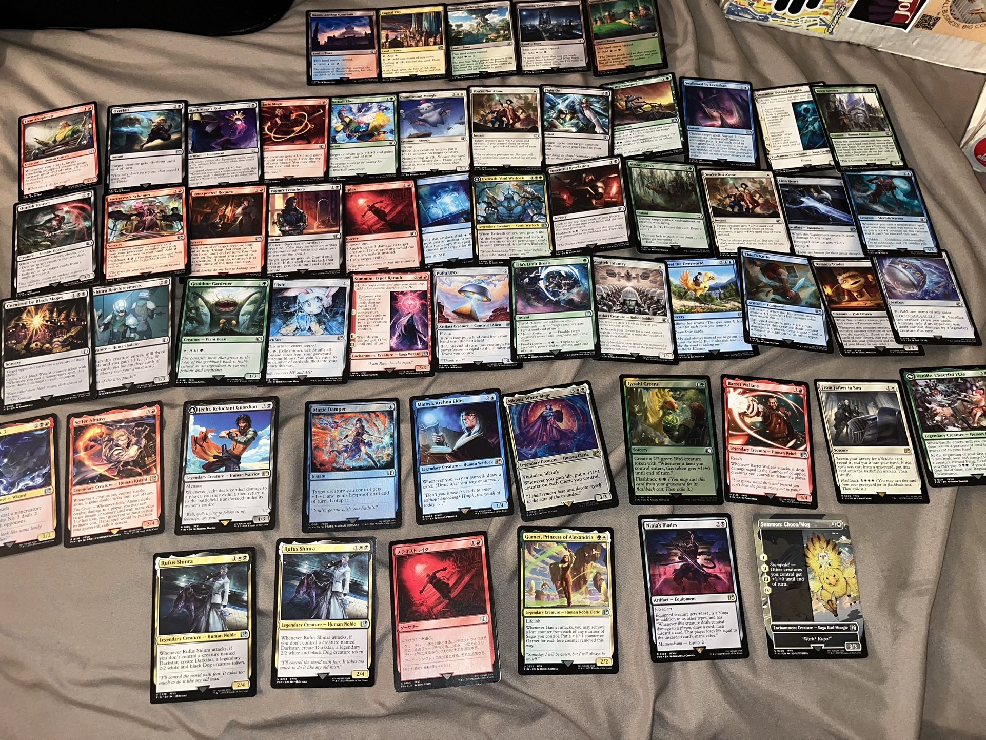 MTG XXL Final Fantasy Themed Multiverse Magic The Gathering Card Lot+ Xtras! 