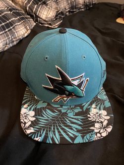 Sharks Floral Strapback Hat