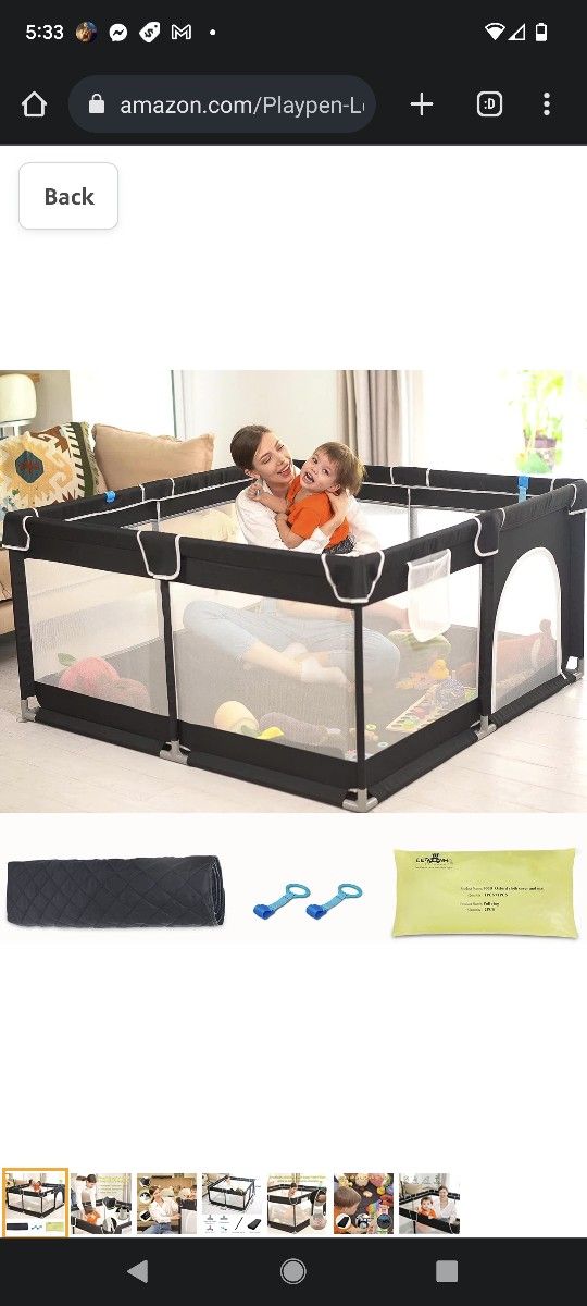 $50 LETFONMO BABY PLAYPEN