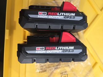 MILWAUKEE M18 2 BATTERIES 3.0AH PRICE IS FIRM