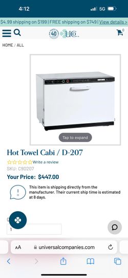 Hot Towel Cabi D-207 Sanitizer 