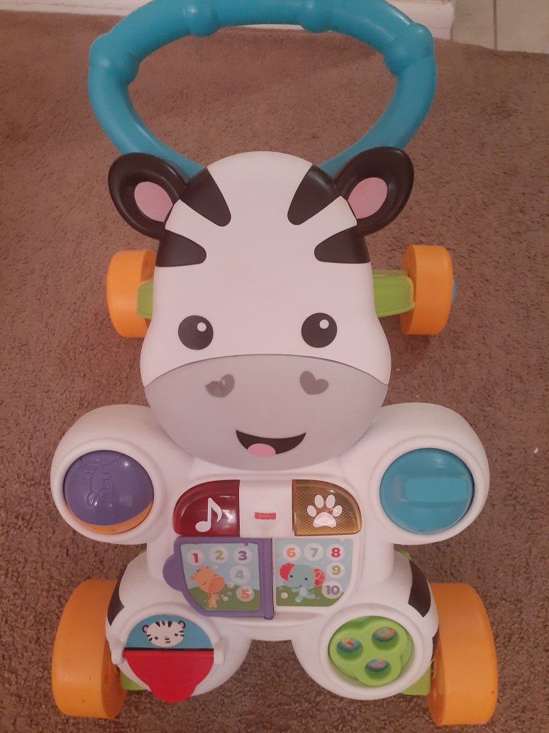 Walker, Play and Learn ( Fisher-Price Learn With Me Zebra Walker, Multi Function 