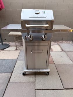 Nexgrill 2-Burner Individual Slim Folding Sides Propane Gas Grill