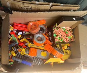 Nerf Gun Lot with Darts and Accessories
