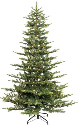 100% Brand New in box 6.5ft Christmas tree with lights