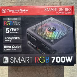 Thermaltake RGB 700W 80+ Power Supply For 