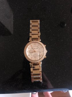 Gold Michael Kors watch