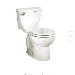 Cadet 3 Powerwash 2-piece 1.28 GPF Single Flush Round Toilet in White, Seat Not Included