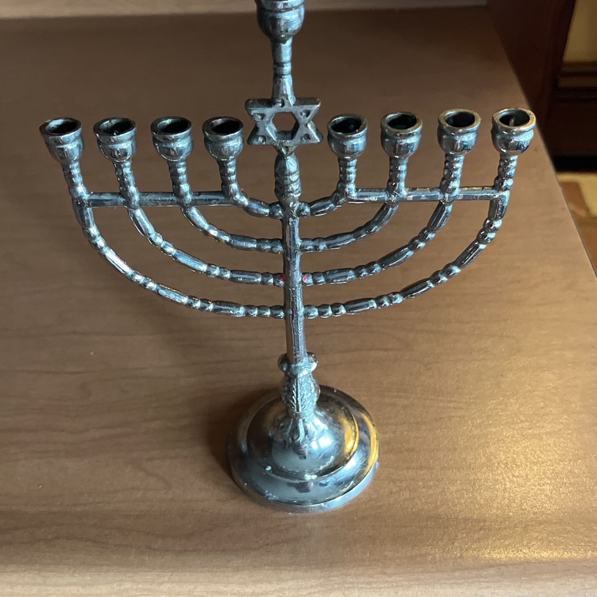 Hanukkah Menorah-Silver