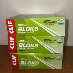 Clif Bloks - Salted Watermelon (2X Sodium) - Energy Chews