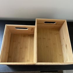 Wooden Organizer Boxes