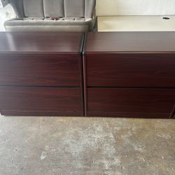 HON”FILE CABINET 2 DRAWERS LATERAL FILE CHERRY WOODEN 