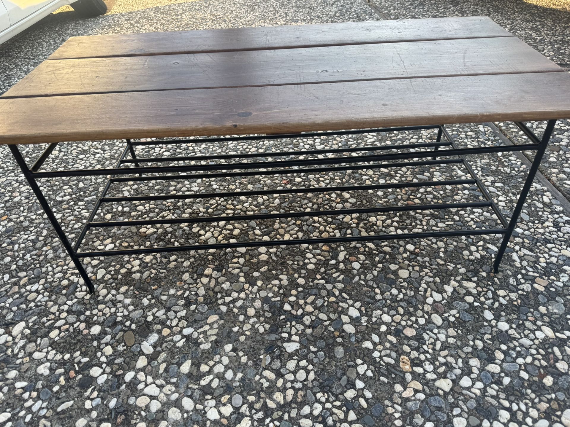 Wood Sturdy Coffee Table